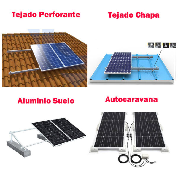 Kit Solar 12V 1200W/h - Imagen 4