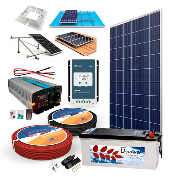 Kit Solar 12v 250 w/h