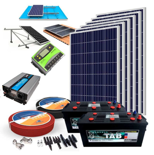Kit Solar 12v 900w/hora