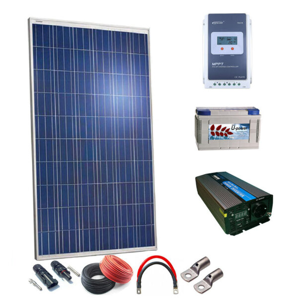 Kit Solar 12v 250 w/h - Imagen 2