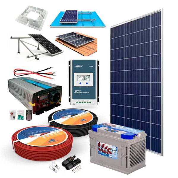 Kit Solar 12v 250 w/h - Imagen 8