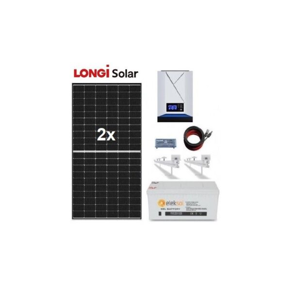 Kit Solar 1000W 12V 4.700Whdía Batería AGM 250Ah Mod-117